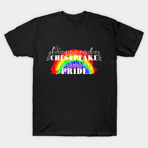 Chesapeake Gay Pride Rainbow T-Shirt by tropicalteesshop